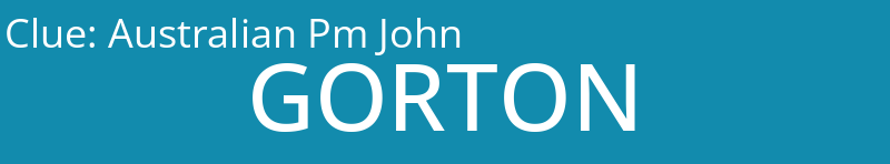 Australian Pm John