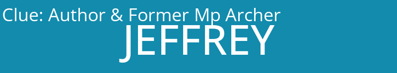 Author & Former Mp Archer
