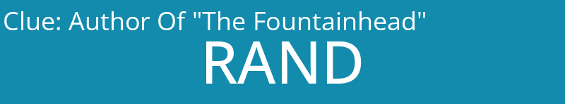 Author Of "The Fountainhead"