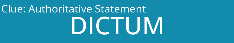 Authoritative Statement