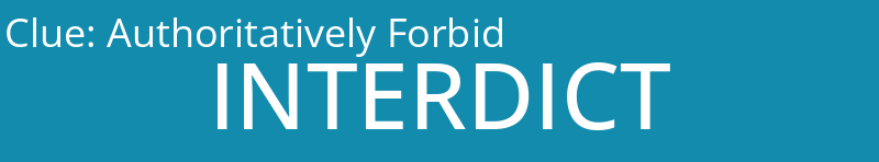 Authoritatively Forbid