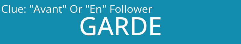 "Avant" Or "En" Follower