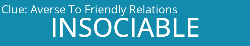 Averse To Friendly Relations