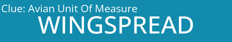 Avian Unit Of Measure