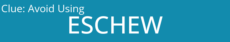 Avoid Using