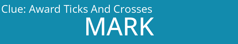 Award Ticks And Crosses