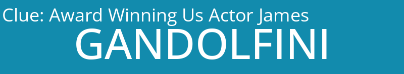 Award Winning Us Actor James