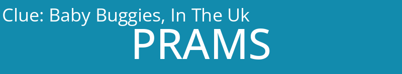 Baby Buggies, In The Uk