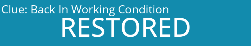 Back In Working Condition