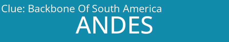 Backbone Of South America