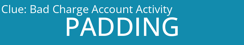 Bad Charge Account Activity