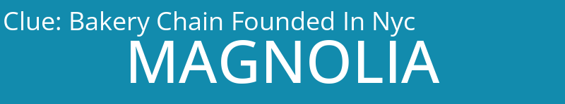 Bakery Chain Founded In Nyc