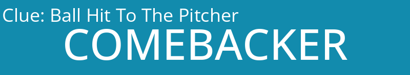 Ball Hit To The Pitcher