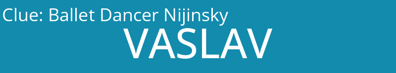 Ballet Dancer Nijinsky