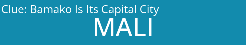 Bamako Is Its Capital City