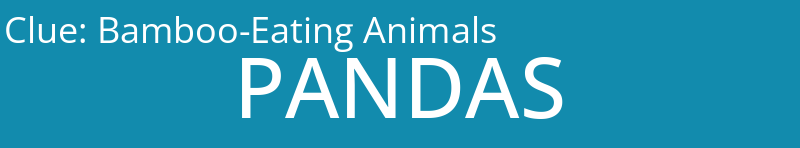 Bamboo-Eating Animals