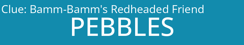 Bamm-Bamm's Redheaded Friend