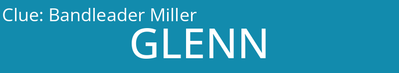 Bandleader Miller