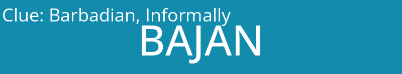 Barbadian, Informally
