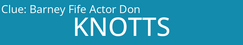 Barney Fife Actor Don