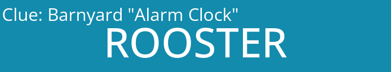 Barnyard "Alarm Clock"