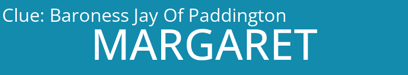 Baroness Jay Of Paddington
