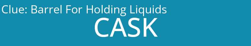 Barrel For Holding Liquids