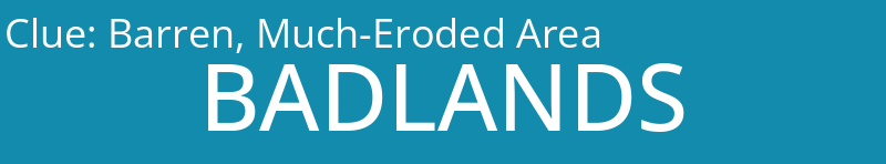 Barren, Much-Eroded Area