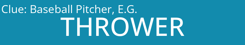 Baseball Pitcher, E.G.