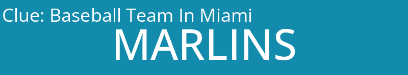 Baseball Team In Miami