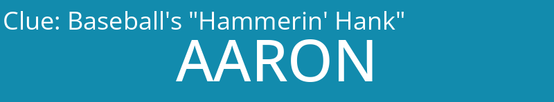 Baseball's "Hammerin' Hank"