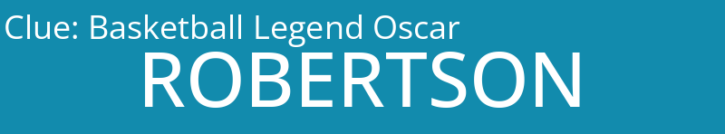 Basketball Legend Oscar