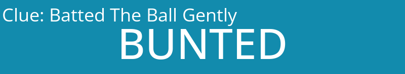 Batted The Ball Gently