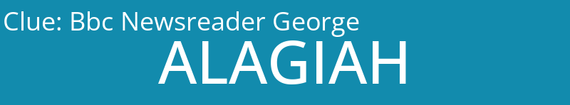 Bbc Newsreader George