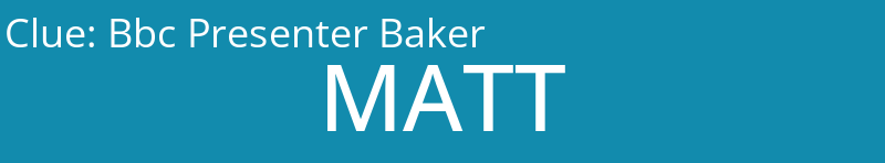 Bbc Presenter Baker
