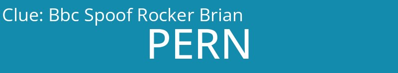 Bbc Spoof Rocker Brian