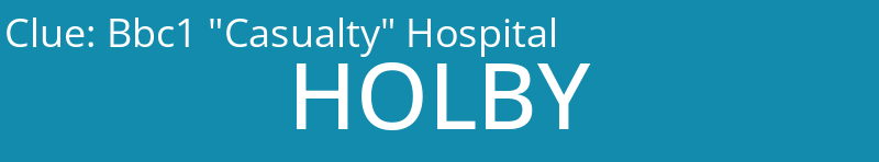 Bbc1 "Casualty" Hospital