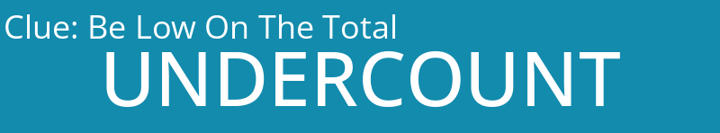 Be Low On The Total