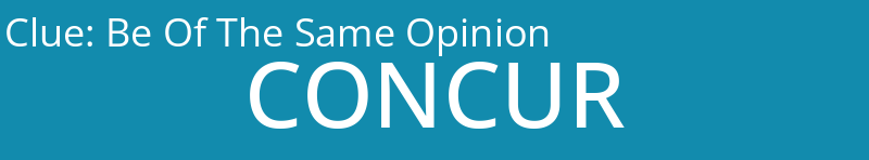 Be Of The Same Opinion