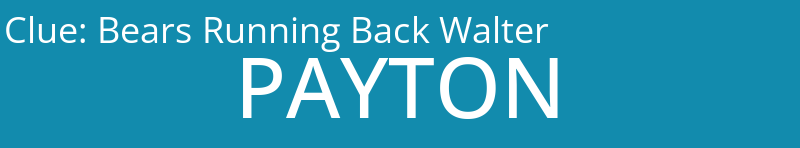 Bears Running Back Walter