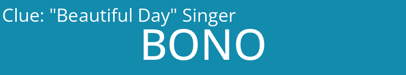 "Beautiful Day" Singer