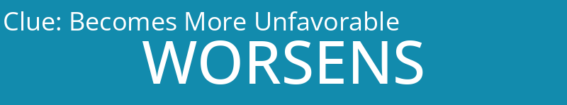 Becomes More Unfavorable