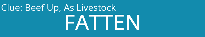 Beef Up, As Livestock