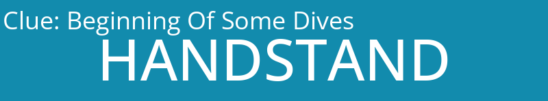 Beginning Of Some Dives