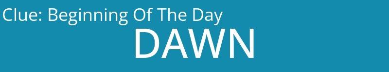 Beginning Of The Day