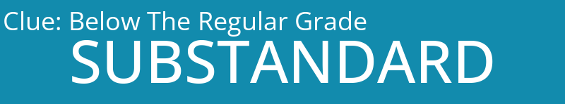 Below The Regular Grade