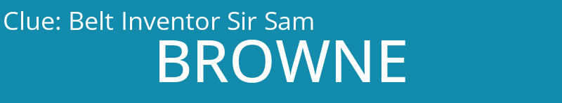 Belt Inventor Sir Sam