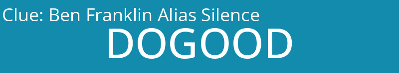 Ben Franklin Alias Silence