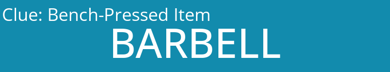 Bench-Pressed Item