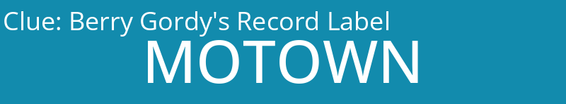 Berry Gordy's Record Label